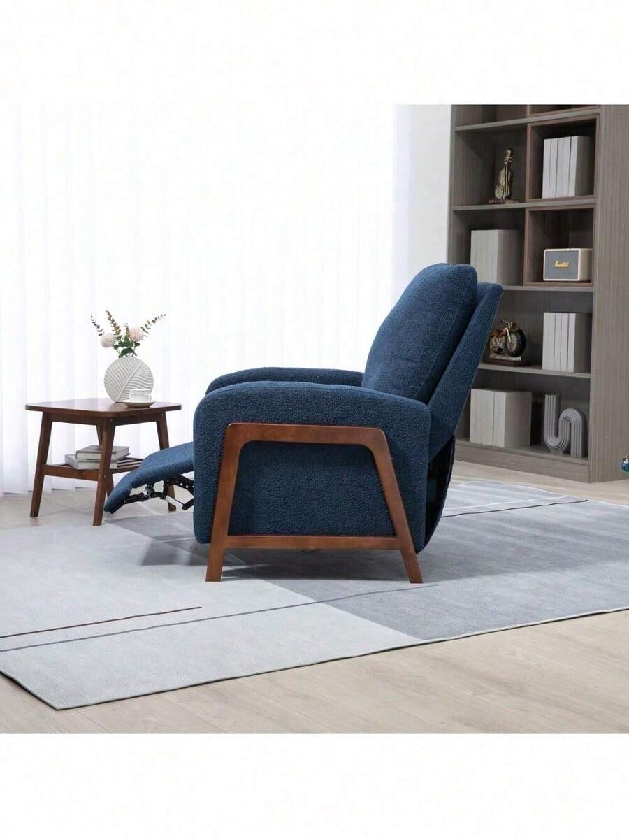 COOLMORE Recliner Chair Adjustable Home Theater Single Fabric Recliner