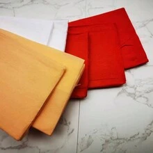 10 chiếc 19,7 inch x 70,9 inch / 55,1 inch Giấy nhún màu làm hoạt động thủ công bó hoa quà tặng giấy gói hoa sinh nhật - Nhiều màu - Xem 1