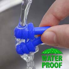 5 Cặp Nút Tai Bơi Có Tay Cầm Tròn Bằng Silicon Chống Nước Chống Ồn Và Giảm Giọng Nói Kèm Hộp Đựng Trong Suốt - Nhiều màu - Xem 5