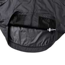 Adidas HYGLM WINDB梭織連帽外套女上衣休閒舒適跑步健身訓練運動外套 IS8036 - 黑色/白 - 查看 5