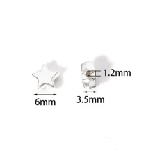 100pcs CCB Plastic Star Beads, Silver Color, Loose Spacer Beads For Jewelry Making, Accessories DIY