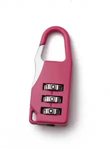 1pc Customized Metal Mini Password Padlock, Luggage Case, Gym Locker, Door/Window Password Lock