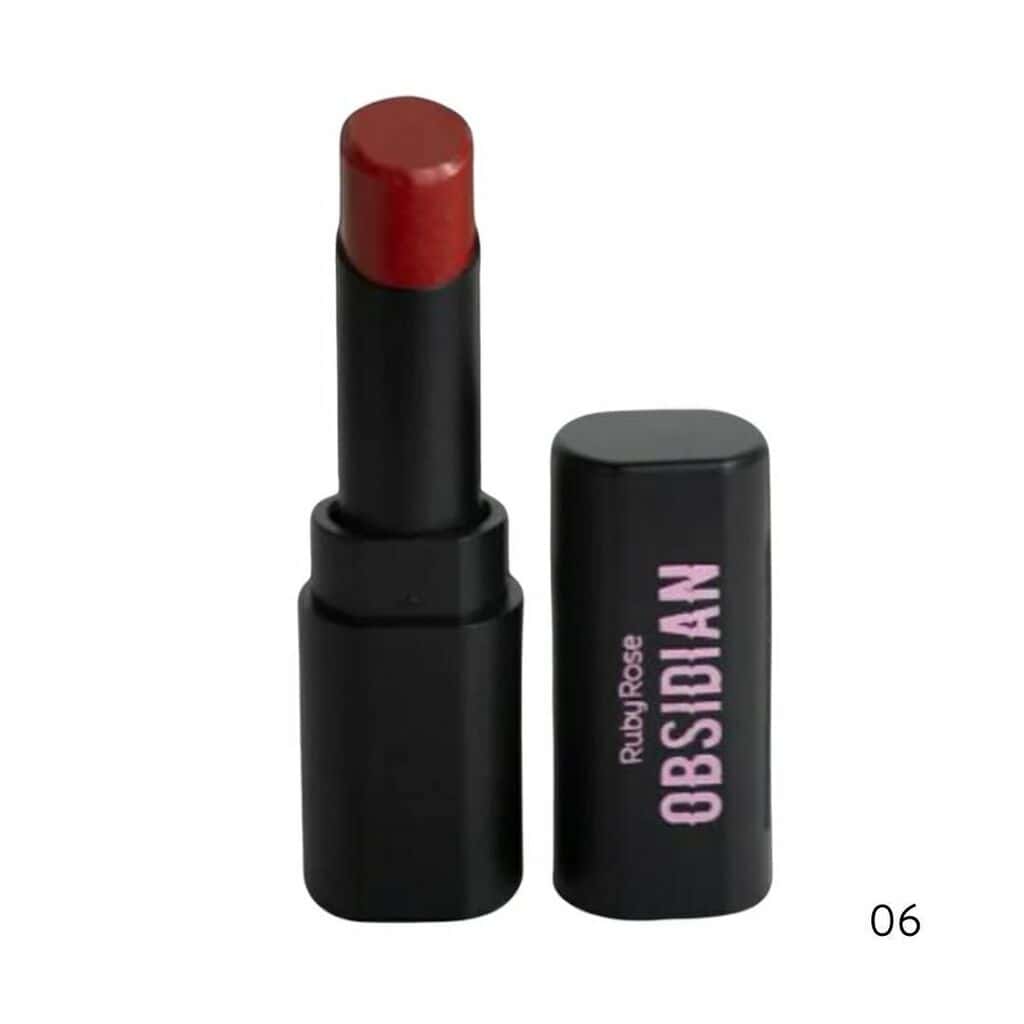 Bala Cream Satin Lipstick Obsidian Ruby Rose - OCS06 - Ver 1