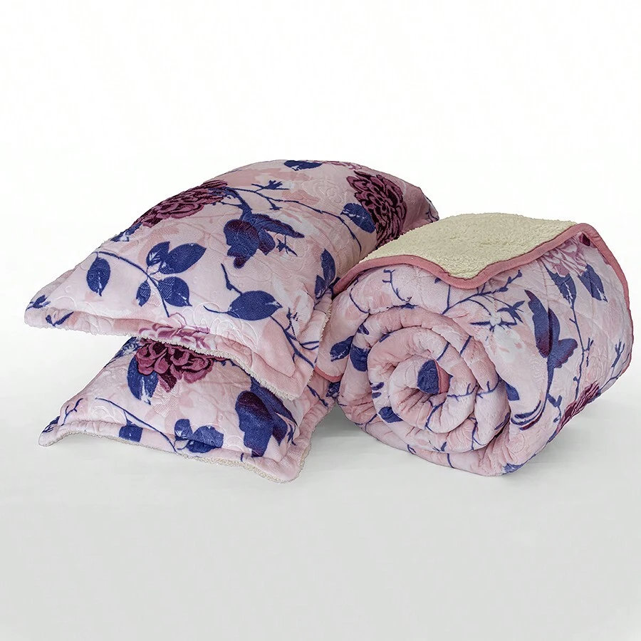 Quilt And Two Inns - Baby Pink - View 1