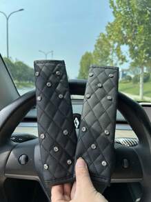 1 件/2 件汽车水钻安全带护肩