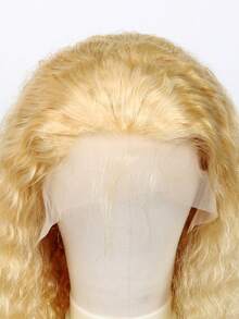 613 蕾丝前假发 180% 密度金色蕾丝前假发 人发 613 蕾丝前假发 13x4 深波浪蕾丝前假发 女士真发 已拔取婴儿头发 - S613 - 查看 5