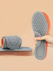 1 Pair Odorless Absorbing Insoles For Sports Shoes And Casual Shoes, Comfortable Shoe Pads