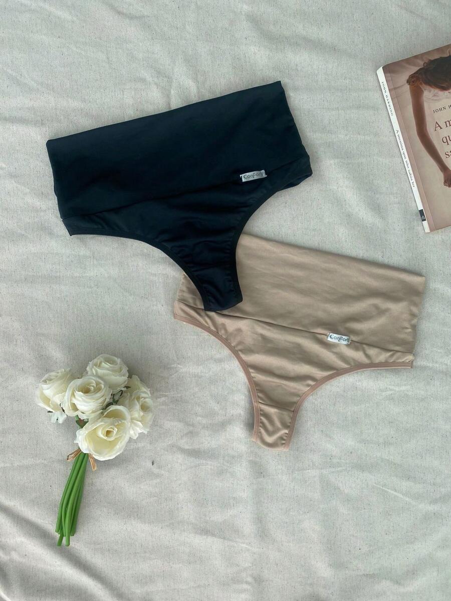 Kit With 3 Panties, Shaping Belt, Holds Belly, Reduces Measurements
