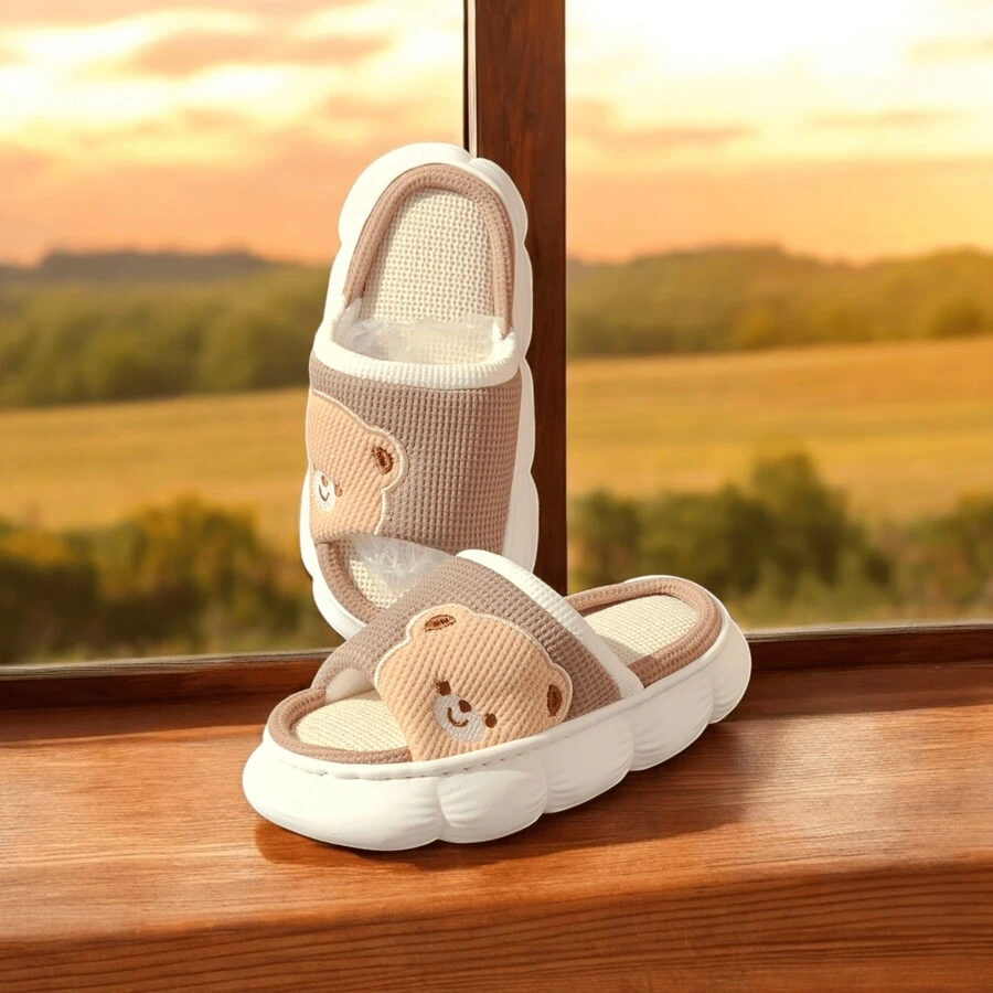 Youthful OSO Slipper For Boys And Girls. - 卡其色 - 查看 1