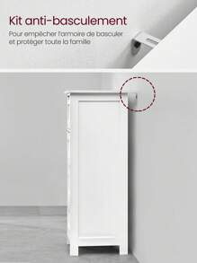 VASAGLE Bathroom Furniture Sets - White - View 5