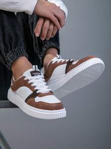 2025 New Men's Sports Shoes, Men's Fashionable And Handsome Casual Shoes, Lace Up Men's Shoes, Skateboarding Shoes, Men's Sneakers, Personalized Street Men's Shoes