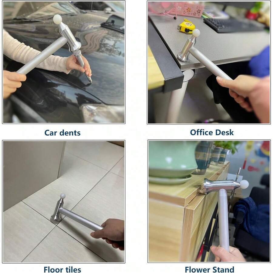 Car Dent Repair Hammer 25Piece Set Dent Remover Tool, PaintFree