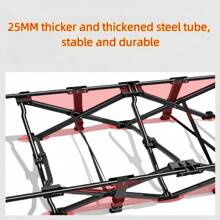 Nesmova UBRAVOO Portable Folding Camping Cot With Pillow - Heavy Duty Military Style Camp Bed, 190 X 67 X 48 Cm, Lightweight - 灰色 - 查看 6