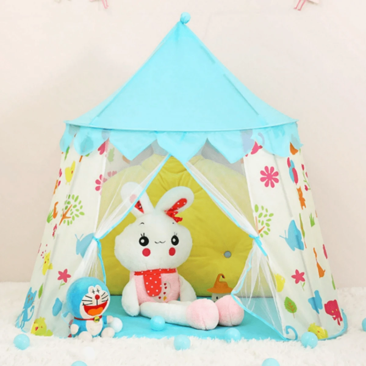 全新 PinkShop 城堡形儿童帐篷，适合情人节 - 藍色 - 查看 1