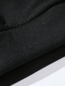 Conjunto de 2 piezas de sudadera con capucha casual y pantalón de chándal con estampado de número 23 y letras, ropa de otoño e invierno para hombres de talla grande