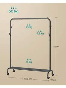 SONGMICS Coat Rack - Black - View 6