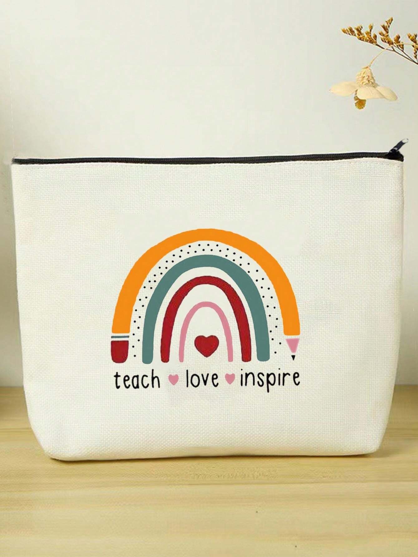 1pc Makeup Bag, Pencil Case, Cosmetic Bag, Makeup Organizer Bag, Travel