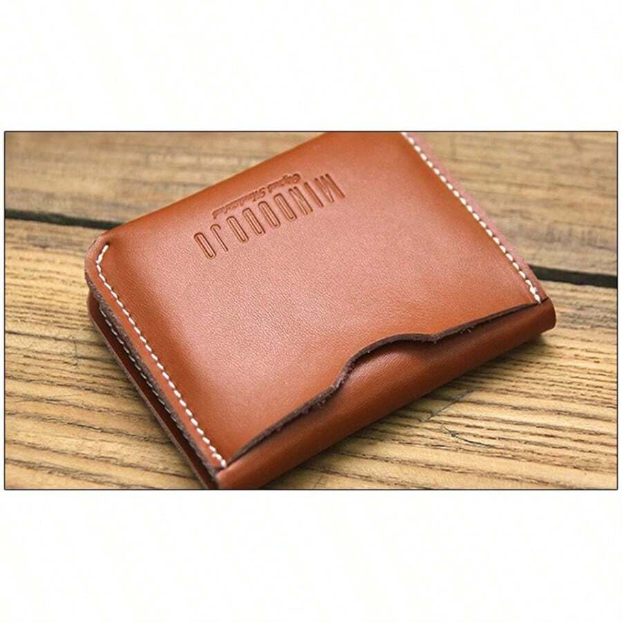 DIY Leather Craft Pattern Template, Laser Cut Brown Cowhide Cards