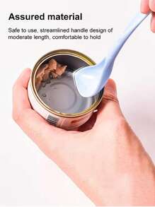 Set de 2 latas reutilizables para comida de mascotas, tapa y cuchara portátil, tapa para conservar la salud de perros y gatos, suministros para mascotas