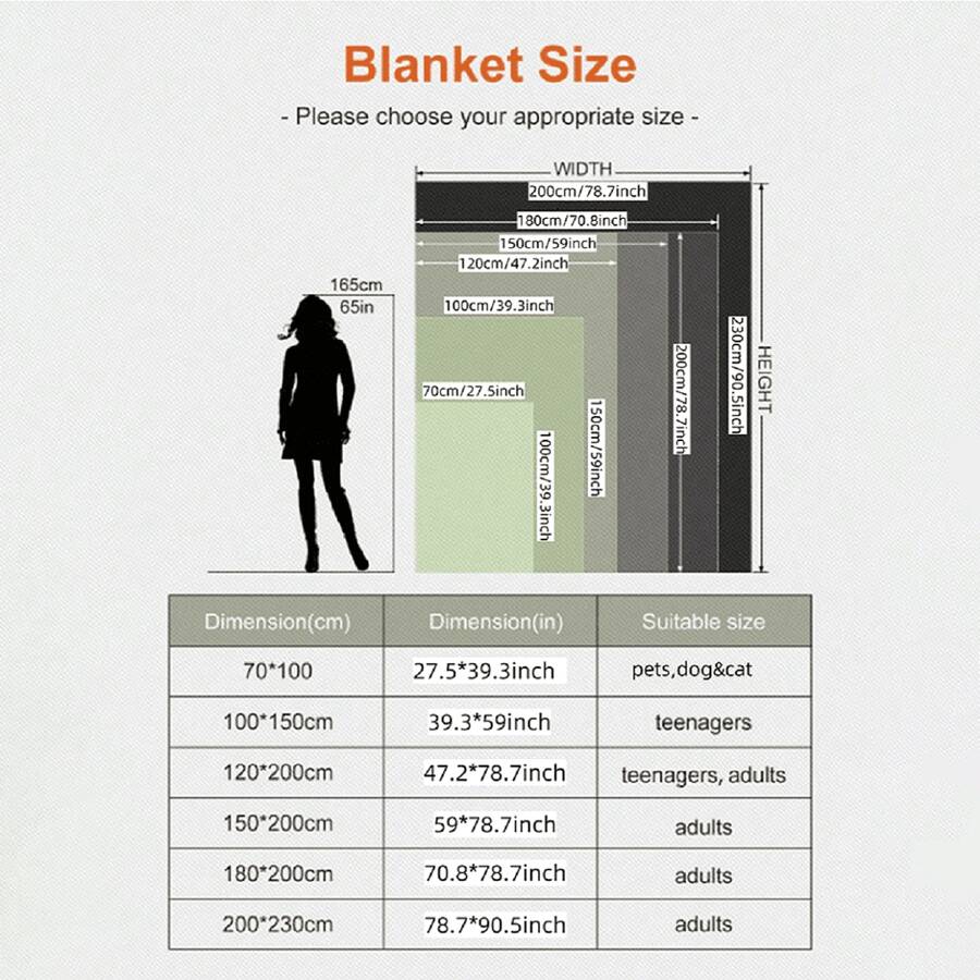 Colorful Cat Print Tropical Throw Blanket Cartoon Style Knitted