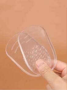 2pcs Heel Cushion Pads, PU Silicone Heel Cup Protector, Anti-Heel Pain, Shock Absorber Insoles For Athletic Shoes