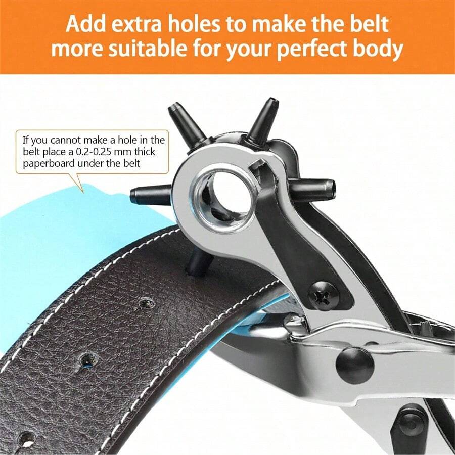 Leather Punch Tool,Belt Punch Tool,Leather Hole Punch,Belt Hole Puncher