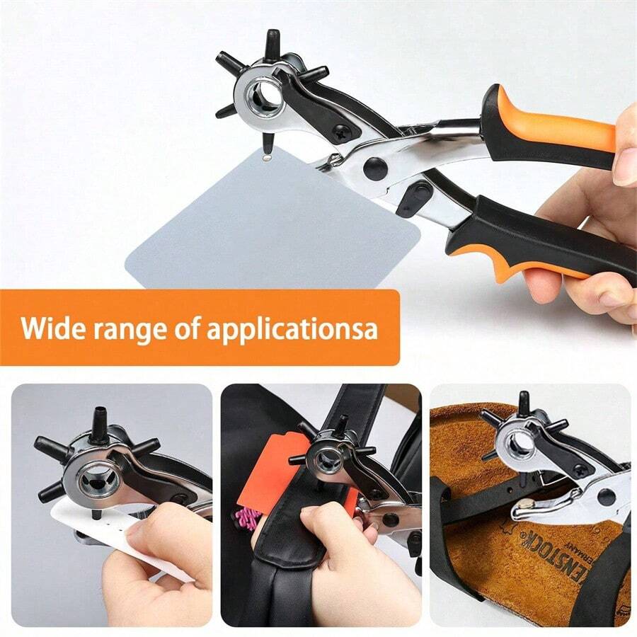 Leather Punch Tool,Belt Punch Tool,Leather Hole Punch,Belt Hole Puncher