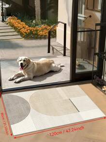 Large Area Minimalist Decoration Living Room Carpet Creative Bedroom Plush Mat Coffee Table Cloakroom Soft Rug - Moka - View 13