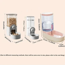 1 máy làm mát nước cho mèo, sản phẩm uống nước cho chó, bát treo cho chó, máy cho mèo ăn - Nhiều màu - Xem 2