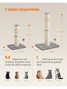 Feandrea Cat Trees & Condos - Màu Xám nhạt - Xem 6
