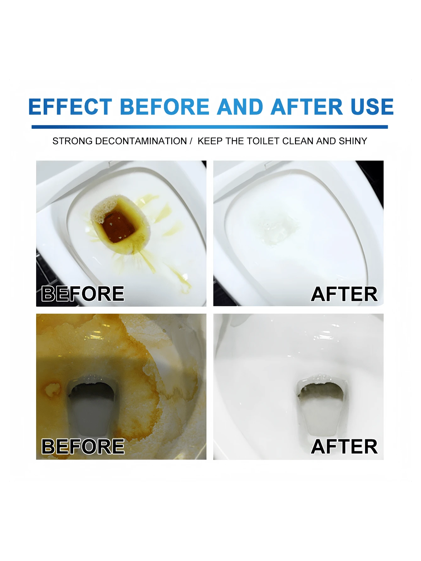 Toilet Cleaning Tablets Toilet Bowl Cleaner & Stain Remover