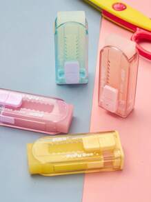 推拉式可爱橡皮擦女孩铅笔橡皮学生橡皮卡通笔形橡皮儿童学习用品奖品办公橡皮 - 均碼 - 查看 3