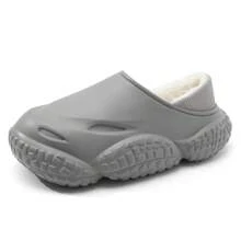 Zapatillas de casa impermeables con puntera cerrada y sin cordones para hombre, para invierno 2023-2024. Calzado de invierno para pareja adecuado para la nieve del noreste