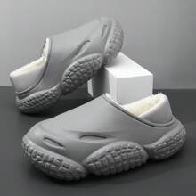 Zapatillas de casa impermeables con puntera cerrada y sin cordones para hombre, para invierno 2023-2024. Calzado de invierno para pareja adecuado para la nieve del noreste