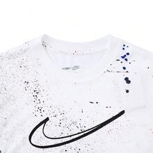 Nike 男式 AS M NSW TEE M90 BREAK IN T 恤，针织圆领短袖 THF5565-100 - 白色 - 查看 3