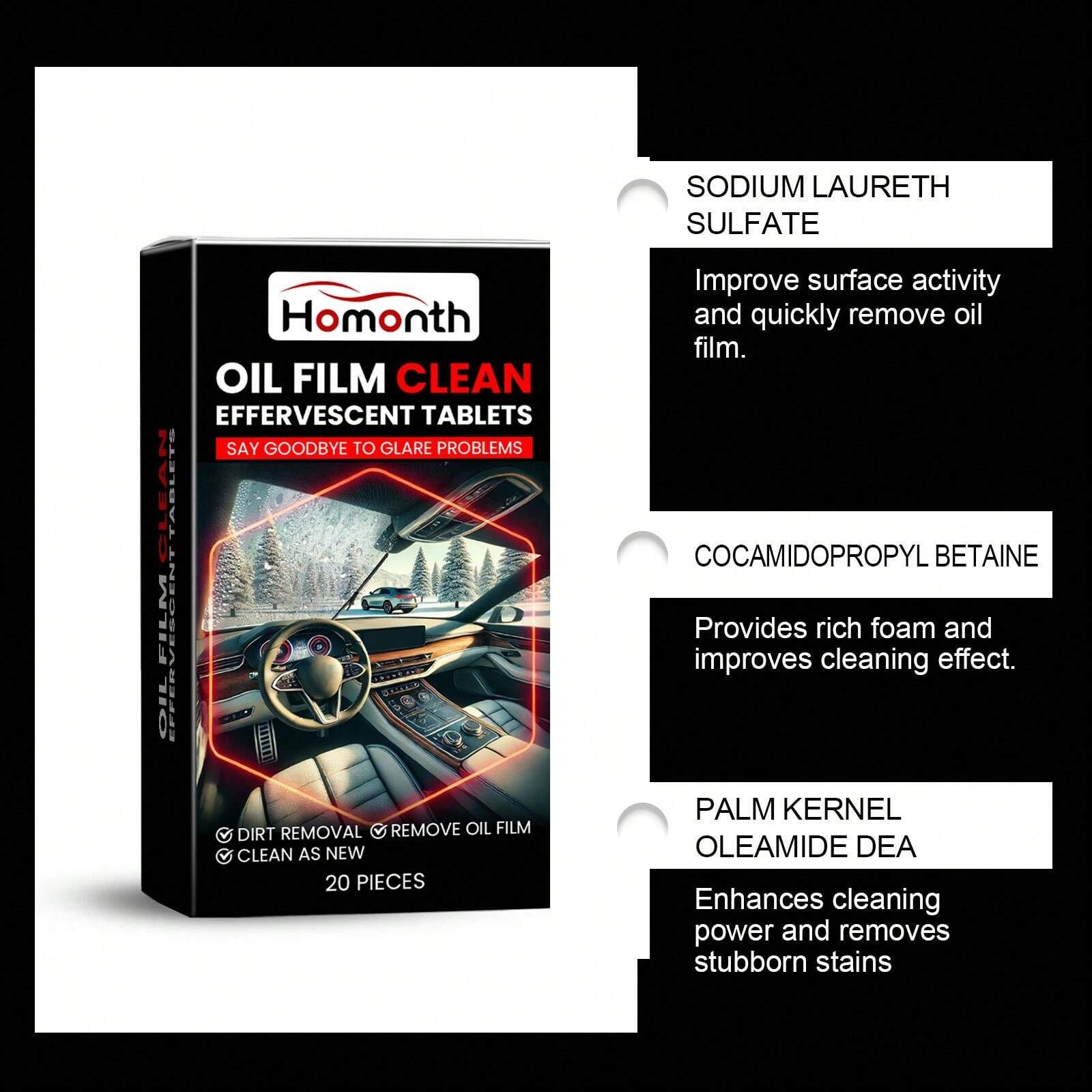 50g Pasta Per Pulizia Parabrezza Anteriore Auto Per Auto Detergente Per - Foto 4