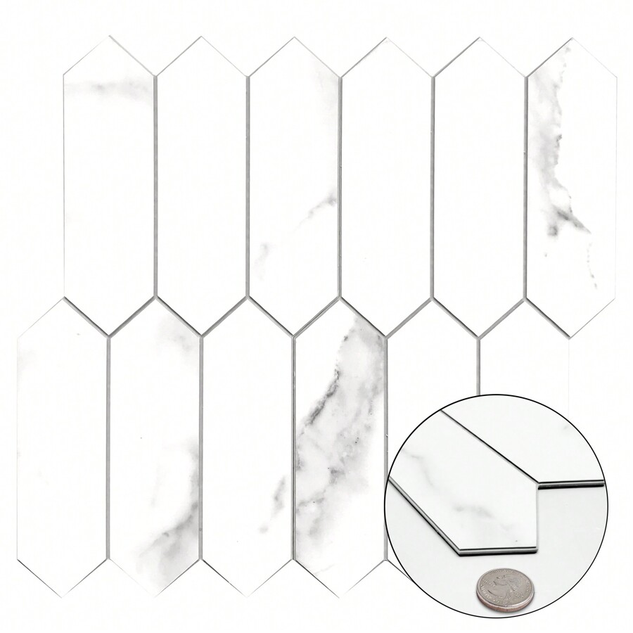 10Sheet Peel And Stick Backsplash For Kitchen Bathroom Shower 12 Inch