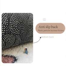 1 件圣诞装饰浴室地毯、迎宾垫、防滑可洗浴缸地毯、浴室浴缸厨房地毯装饰：[多种用途]：这款冬季圣诞圆形地毯可用作厨房垫、门垫、室内门垫和趣味厨房垫。这款可爱的迎宾垫也可作为送给亲朋好友的圣诞礼物。家居浴室装饰、地毯、户外地毯、门垫、秋季装饰、浴室配件、返校季入口装饰 - 款式K - 查看 10