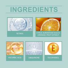 视黄醇精华液、维生素 C 精华液、抗衰老面部精华液 - 有效提亮肤色、减少皱纹，适合所有肤质