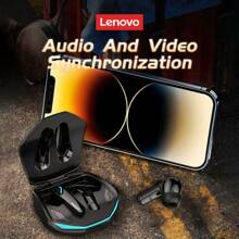 Lenovo GM2 Pro 5.3 Earphone Bluetooth Wireless Earbuds Low Latency With Mic Headphones HD Call Dual Mode Gaming Headset Chinese Packaging