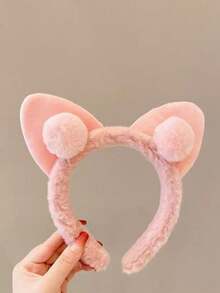 1 Pc Băng đô tai mèo hoạt hình dễ thương Băng đô rửa mặt Băng đô đội đầu Trang điểm ngọt ngào Băng đô công chúa dễ thương - Nhiều màu - Xem 12