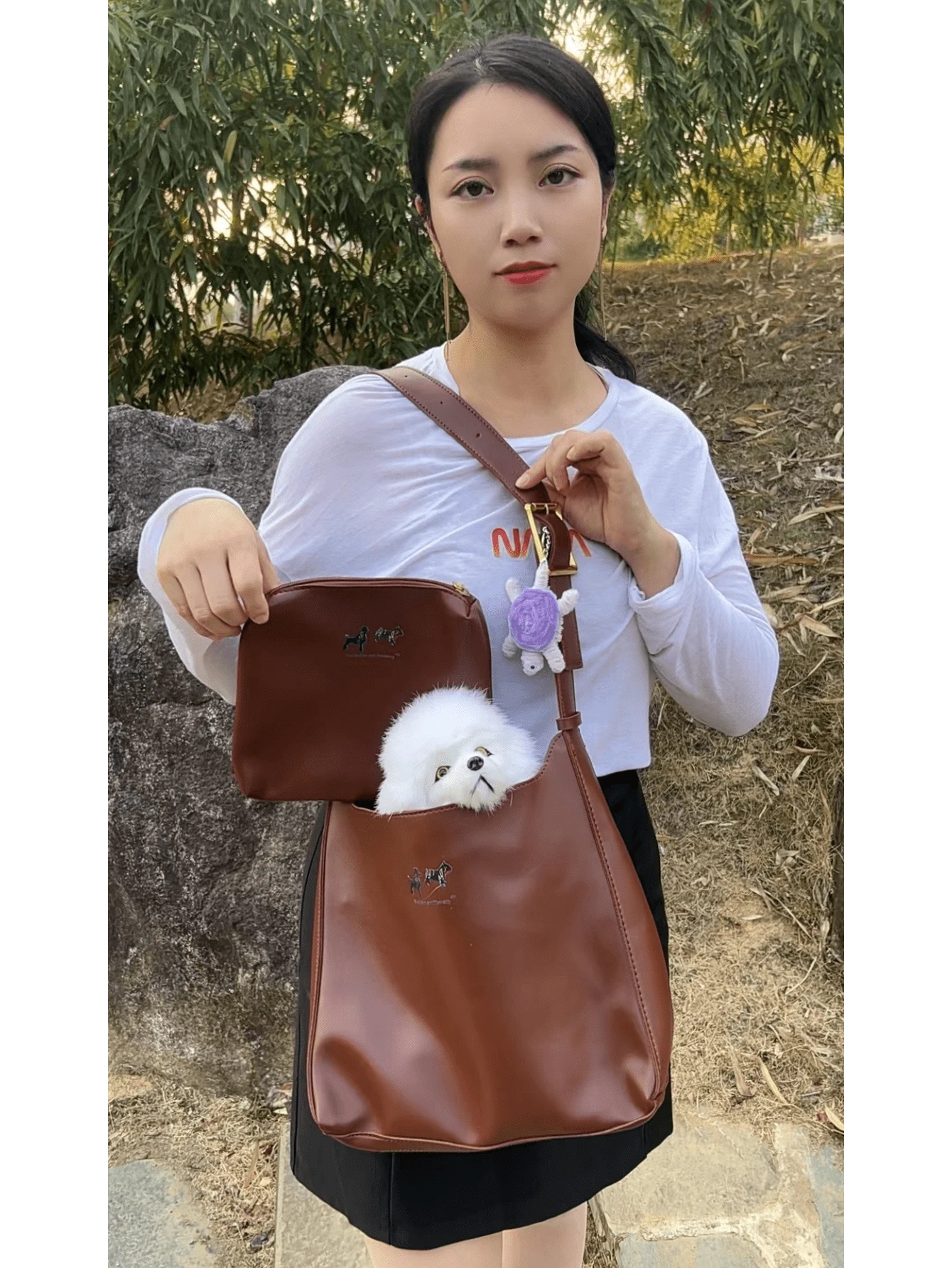 Exclusive pet Memory Exclusive Pet Memory 2pcs Ladies' Pet Backpack