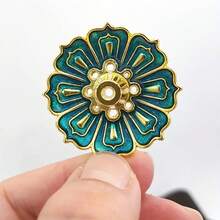 Bộ lư hương hoa sen, Đế đựng hương rỗng tráng men, Khay kim loại mini dùng trong gia đình, Đế đựng hương 9 lỗ bằng hợp kim, Đế lư hương hình quả bầu, Đĩa đựng hương dùng trong gia đình - Không mùi, Thích hợp cho Giáng sinh, Halloween, Lễ tạ ơn, Ngày của Cha - Nhiều màu - Xem 7