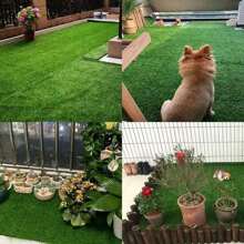 Budget 7mm Artificial Grass Roll Remnant Offcut Golf Putting Green Mat 4m X 1m - Green - View 8