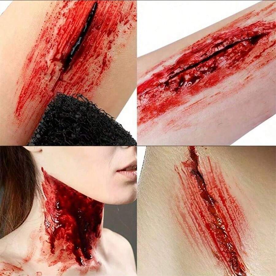 Halloween Horror Fake Blood Gel, Coagulated Blood Effect, For Special