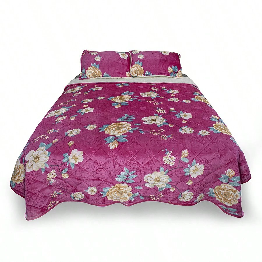 Quilt And Two Inns - Rose vif - Voir 1