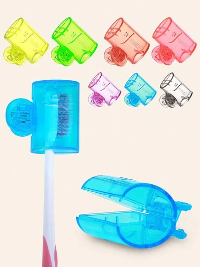 1 件装牙刷头保护盖，便携式牙刷头盖