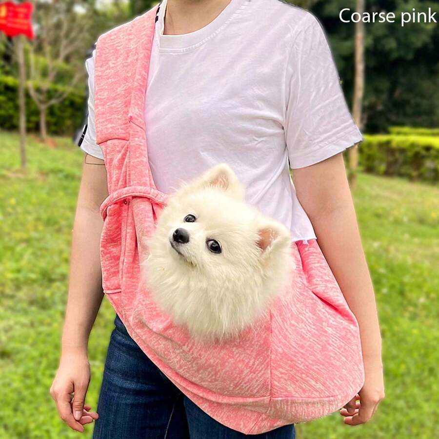 1pc Comfortable & Spacious Dog Harness Sling Pet Crossbody Bag Cat