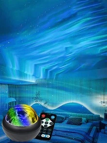 1 máy chiếu YETHKE Aurora - Đèn LED 2 trong 1 Northern Lights & Ocean Wave, Đèn chiếu sao USB LED với 14 hiệu ứng ánh sáng - Điều khiển từ xa, Đèn ngủ dùng nguồn USB cho phòng ngủ, phòng trò chơi, rạp hát tại nhà, trần nhà và tiệc tùng - Đổi màu, có thể điều chỉnh độ sáng và tiết kiệm năng lượng - Nhiều màu - Xem 5