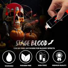 1 Pc Vampire Blood Gel For Halloween Costume, Vampires & Monster Makeup,Christmas